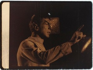 Star-Trek-TOS-35mm-Film-Clip-Slide-Where-No-Man-Has-Gone-Before-Spock-Pointing