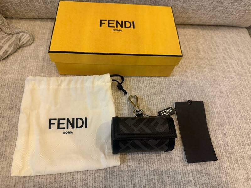 Authentic -New- Fendi Dog Waste Bag Holder With Dust-bag and Tags
