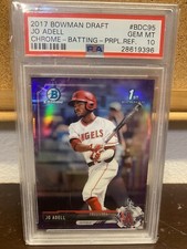 2017 Bowman Draft JO ADELL Chrome Purple REF /250 PSA 10 #BDC95 *SUPER PRISTINE*