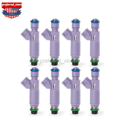 8PCS Fuel Injectors for Ford Mustang 1988 1990 1991 92-94 9L3E-E7A M-9593-LU24A