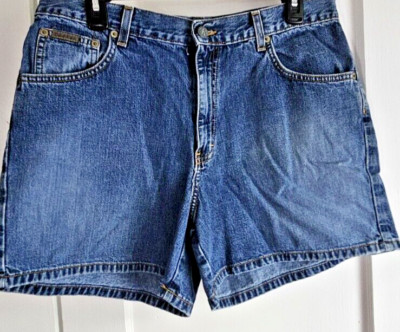 Vtg Calvin Klein denim shorts made in USA women Sz 11 inseam 5''