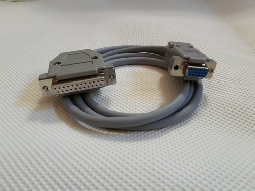 VIDEO CABLE AMIGA 500 600 1200 DB23 FEMALE & HOOD23 RGB to VGA - PROMO (NEW) - Imagen 3 de 4