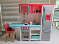 My life as doll kitchen playset 16 19"missing a basket groceries other brand