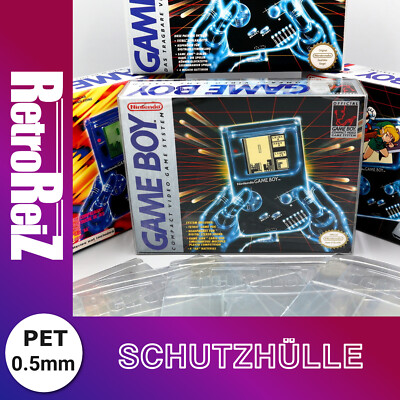 0,5mm PET Schutzhülle GameBoy Classic Konsolen OVP BIG BOX DMG Hülle Protector