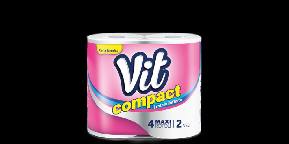 CARTA IGIENICA COMPACT 4 ROTOLI 2 VELI VIT