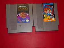 NES Unique Game Lot Videomation & Taboo: The Sixth Sense