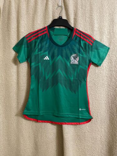 ADIDAS MEXICO WOMEN'S HOME JERSEY FIFA WORLD CUP 2022 - Picture 1 of 16