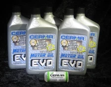 5 qt.Cerma Evo motor oil with STM3-special intro price /with Cerma 2oz Treatmt.