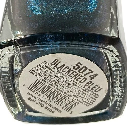 Esmalte de uñas Barielle, azul ennegrecido 5074 Foto 3 de 3