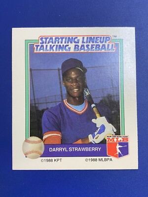 1988 Parker Bros. Starting Lineup Talking Baseball All-Stars #22 D. STRAWBERRY