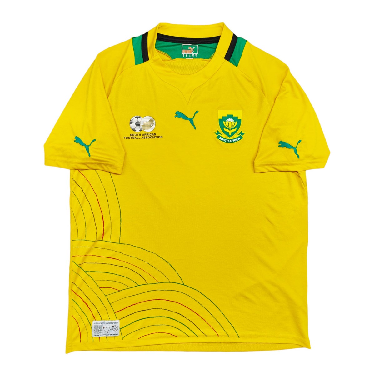 MAGLIA sudafrica puma 2012-13 SHIRT JERSEY CALCIO MAILLOT SOUTH AFRICA  TRIKOT