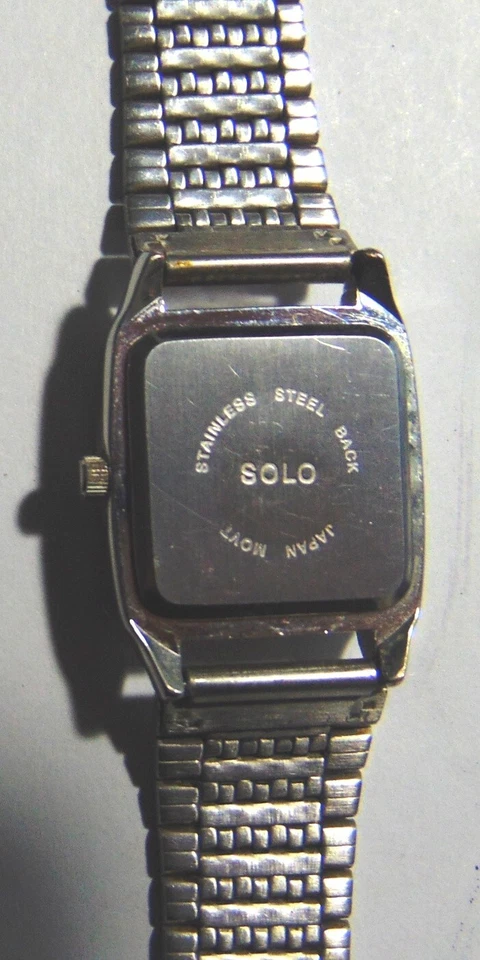women's wristwatch brand solo stanley style japan mvt. The silver metal quartz b - Image 3 of 3