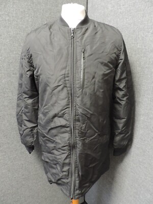 Kings Will Dream Bomber Jacket Black UK M RRP £59.99 Ln044 BB 07