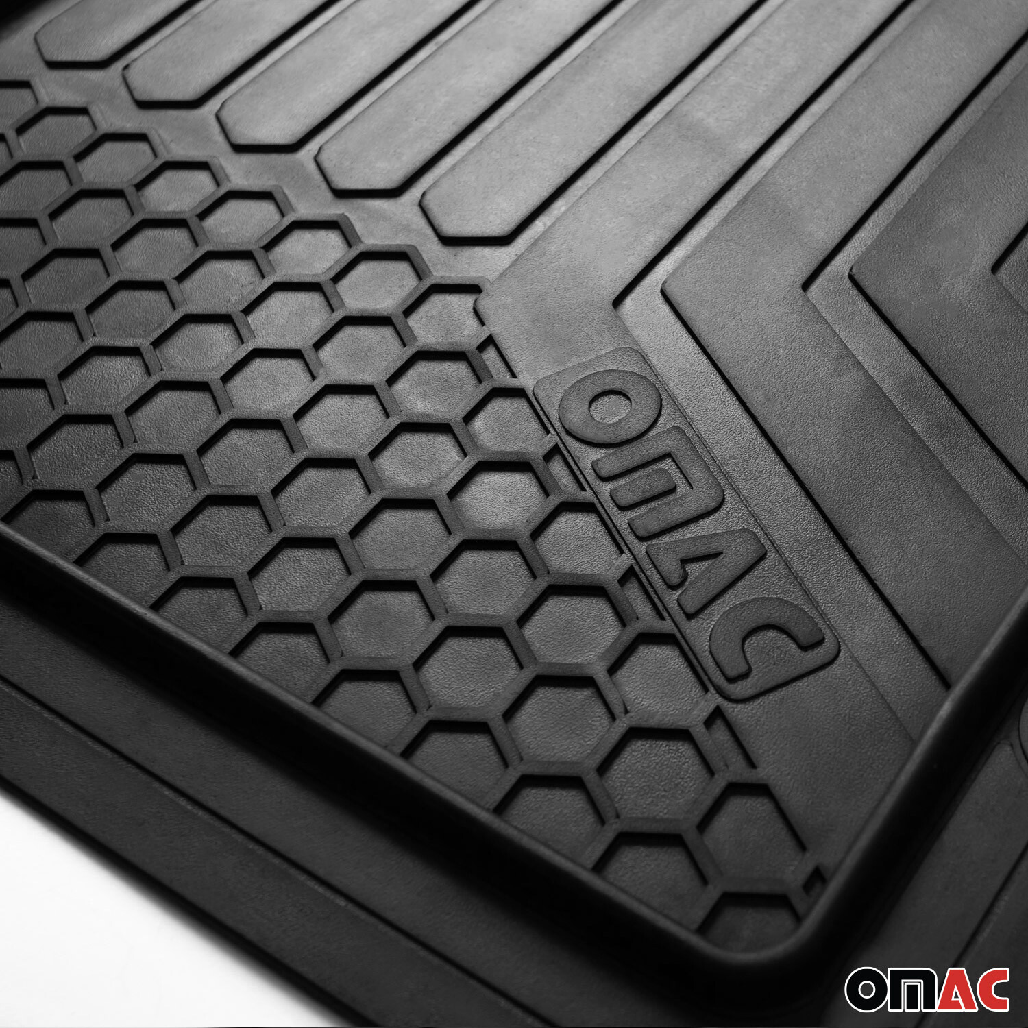 Floor Mats for Lincoln Aviator 3D All Weather Molded Rubber Liner Black