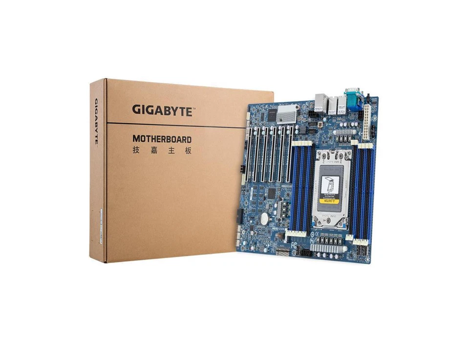 Gigabyte AMD EPYC 8004, AMD-SoC, ATX Server Motherboard - 2x 10Gb/s Broadcom LAN - Image 2 of 2