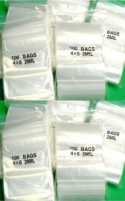 iMBAPrice Clear Reclosable Zipper Bags 1000 Pack