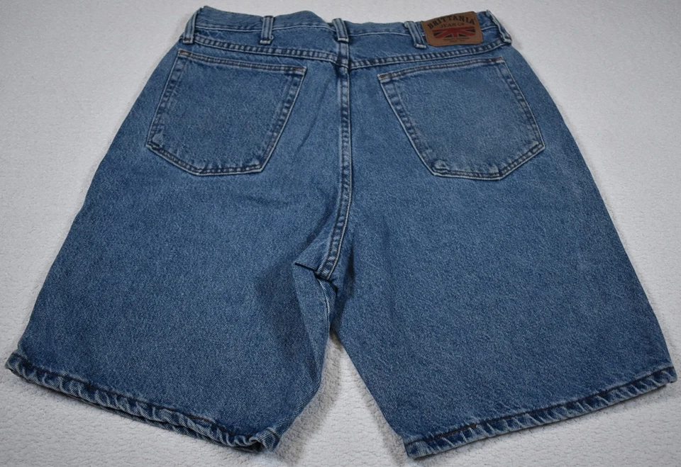 Pantalones cortos vaqueros Brittania vintage para hombre talla 34 excelente estado Foto 2 de 4