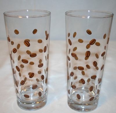 2 Latte Macchiata Glasses by M. Morozzi 1994 in Box Ritzenhoff Milk Club #2