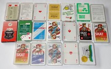 Skat Spielkarten Sammlung Werbung u. a. viele ungeöffnet, alle vollständig