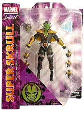 Diamond Select Toys Fantastic Four Super Skrull Select 8  Action Figure NEW