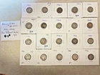 Lot 20 Mercury Dimes 1916–1945 All different Dates-Mint Marks - set #208