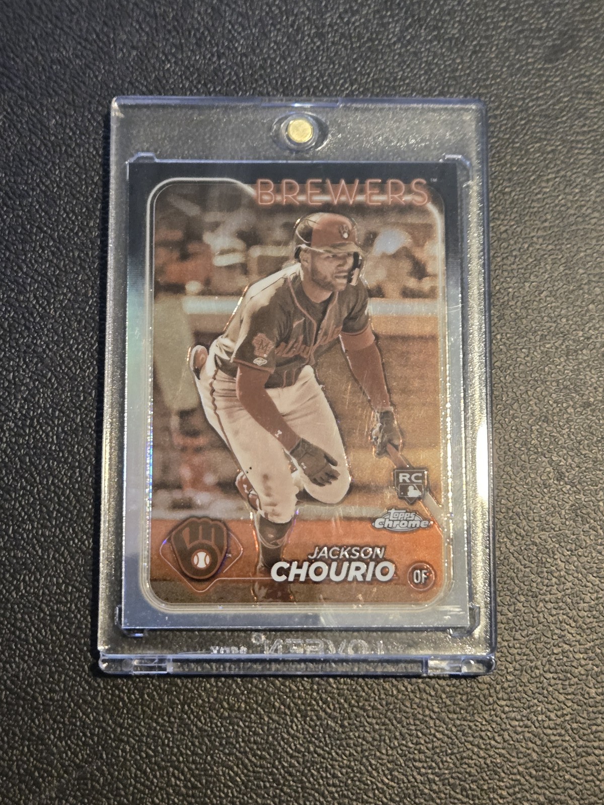 2024 Topps Chrome #161 Jackson Chourio Sepia Refractors