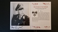 Deutsche WWII Piloten signiert Foto Otto Engel SP(GL)22