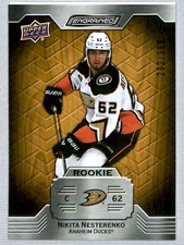 Nikita Nesterenko 2023-24 UD Engrained Oak Rookie /399 #116 Anaheim Ducks