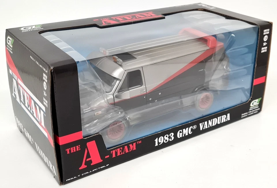 Greenlight 1/24 - GMC Vandura 1983 The A-Team Dirty Version Diecast Car - Image 2 of 4