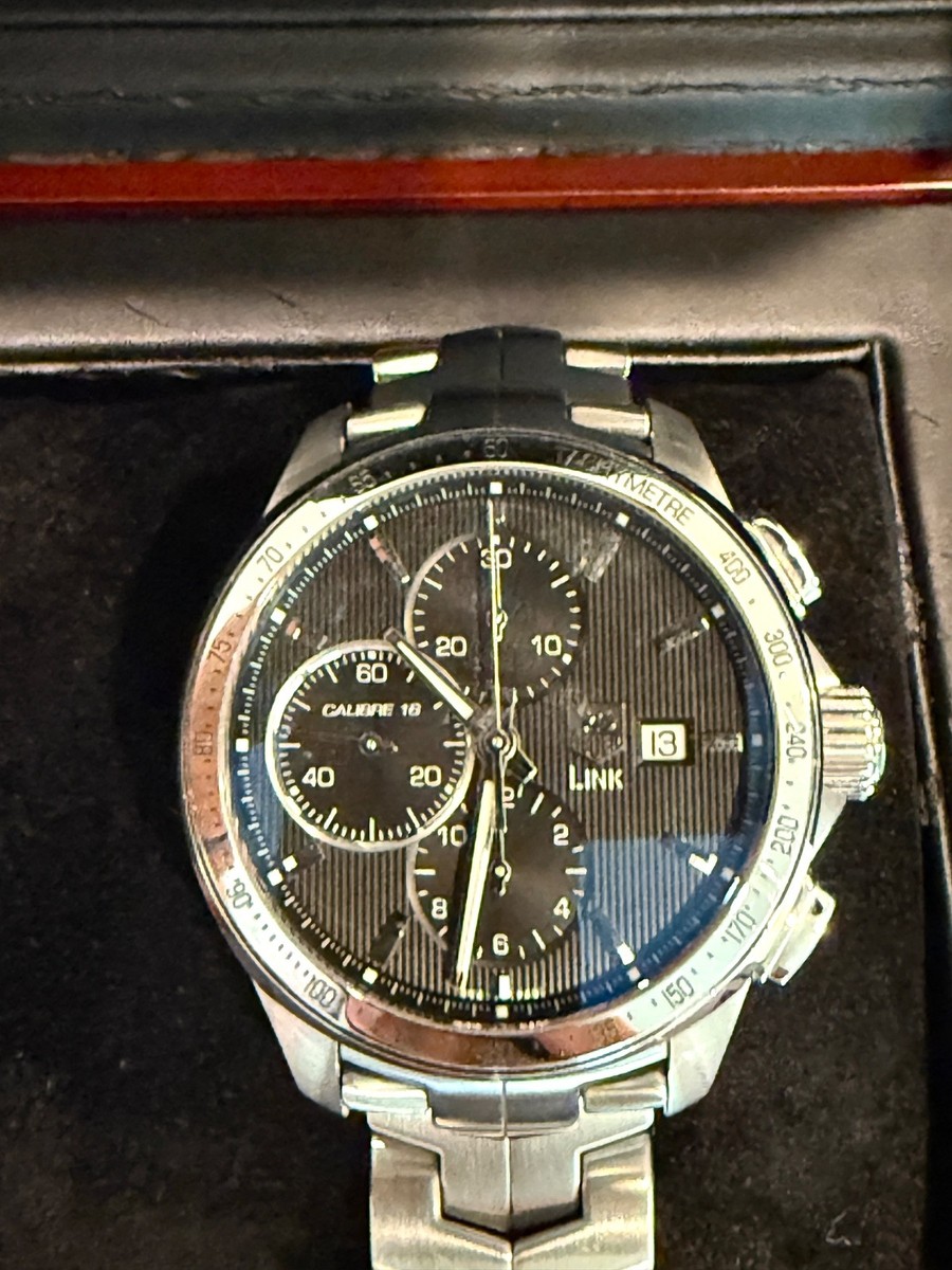 TAG Heuer - Link Calibre 16 Chronograph CAT2017 Watch, w/ Box