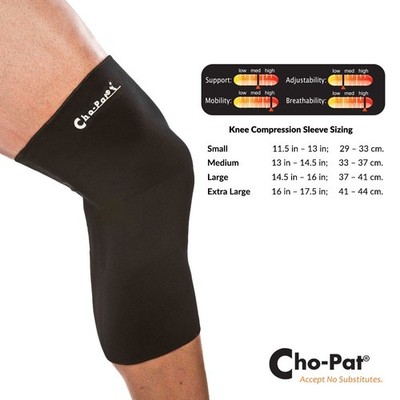 Cho-Pat Knie Kompressionsmanschette | Feste Muskelunterstützung zur Durchblutungsstimulation