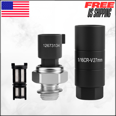 #ad #ad Oil Pressure Sensor W Socket For Chevy GMC Cadillac Silverado 1 PC TLPS508 $24.86