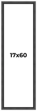 17x60 Frame Black Picture Frame  Modern Photo Frame UV Acrylic, Acid Free Backer