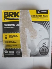First Alert BRK SMICO100-AC Hardwire Smoke & Carbon Monoxide Alarm NEW