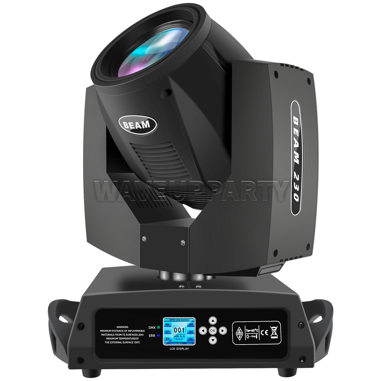 PAIDUN 230W 7R Beam Sharpy Moving Head Light 24Prism Strobe Disco Spot Lighting