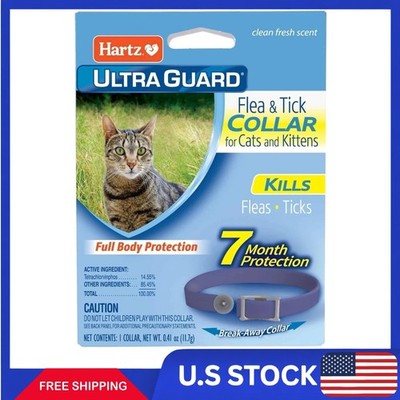 Hartz UltraGuard Flea & Tick Collar for Cats & Kittens 7 Months Protection- 1 ct