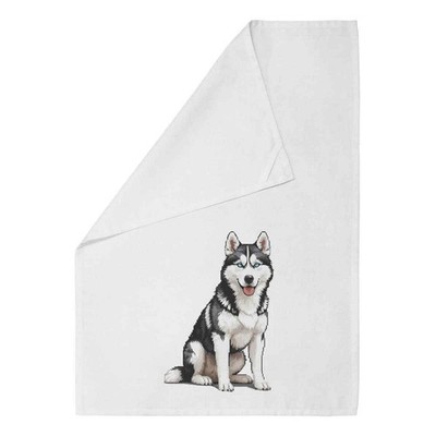 Geschirrtuch/Geschirrtuch 'Pixel Style Siberian Husky' Baumwolle (TW060609)