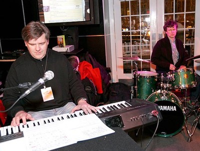 Composer Jean Michel Bernard and Director Jean Michel Bernard atte- Old Photo