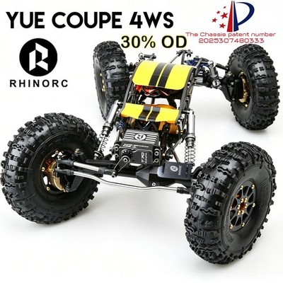 RHINORC Yue Coupe 4WS 335mm WB RTR 30% OD Carbon Fiber RC Crawler VE40A RM-S12