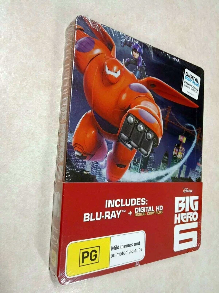 Big Hero 6 Blu-Ray Steelbook Disney Limited Edition BRAND NEW & SEALED - image 2 of 4