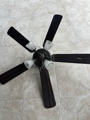  Ceiling Fans with Lights, 52 inch Smart Ceiling Fan with Black