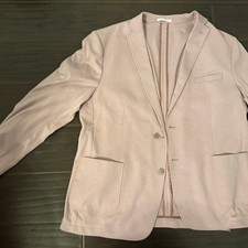 Calvin Klein Men's Slim-Fit Knit Sport Coat in Beige Pink