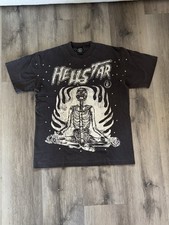 HELLSTAR Black "Reach Your Inner Peace" Graphic Short Sleeve T-Shirt