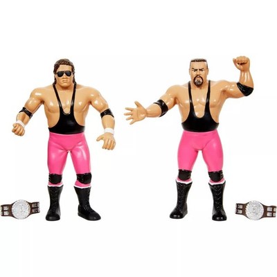 WWE LJN SUPERSTARS TAG TEAMS WAVE 1 THE HART FOUNDATION PRE-ORDER! Retro 80's!