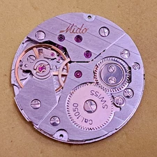 Watch lot for parts Peseux 320 = Mido1050 NOS