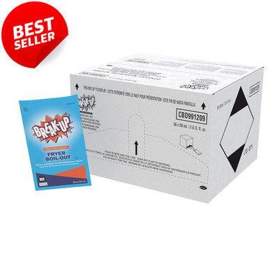 Break-Up Professional Fryer Cleaner 2oz Pack Heavy-Duty Degreaser Case of 36 -US