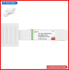 Non-Roll Elastic 1.25 Inch White 3 Yards Sewing Waistband Pants Skirts Gather