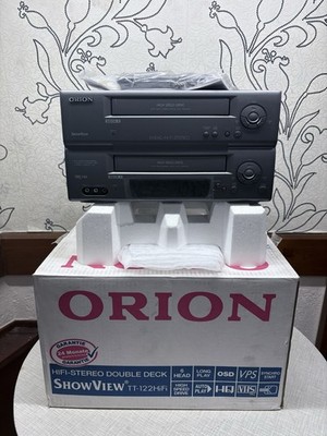 Orion Twin HiFi Stereo Video Doppel VHS Recorder TT-122 6 Head High End OVP Neu 