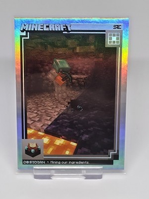 Minecraft /75 OBSIDIAN Panini Prizm