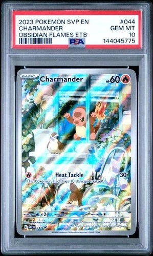 PSA 10 Charmander 44 SVP Promo Pokemon Obsidian Flames ETB GEM MINT 2023